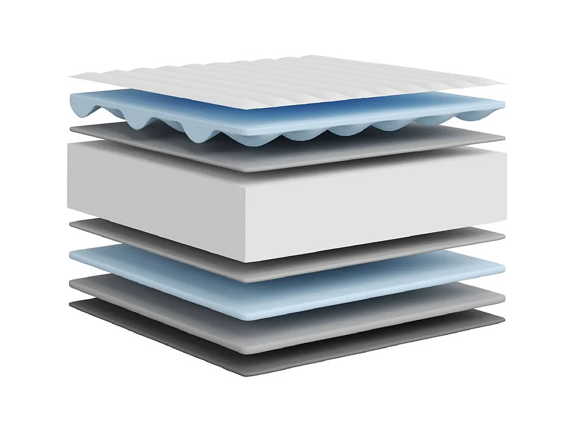 Colchón de espuma medio suave 80x200 cm