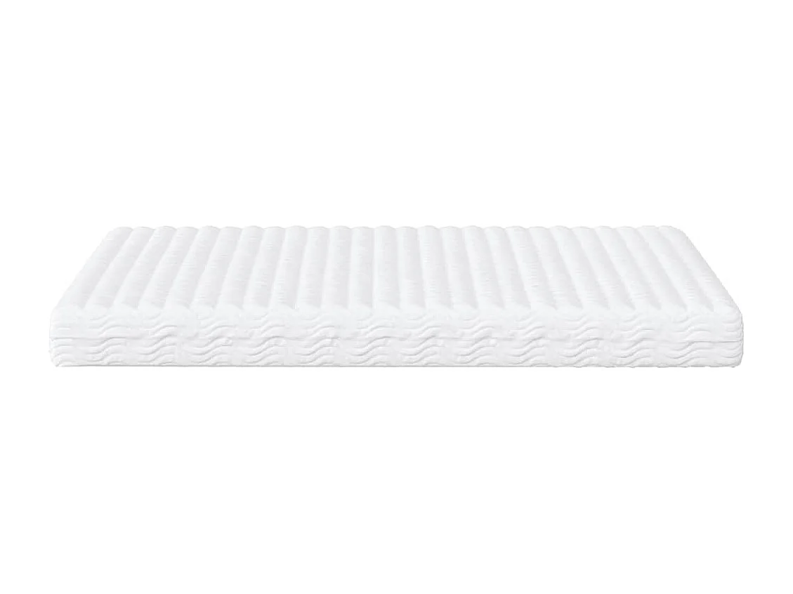 Matelas en mousse blanc 180x200 cm dureté H2 H3