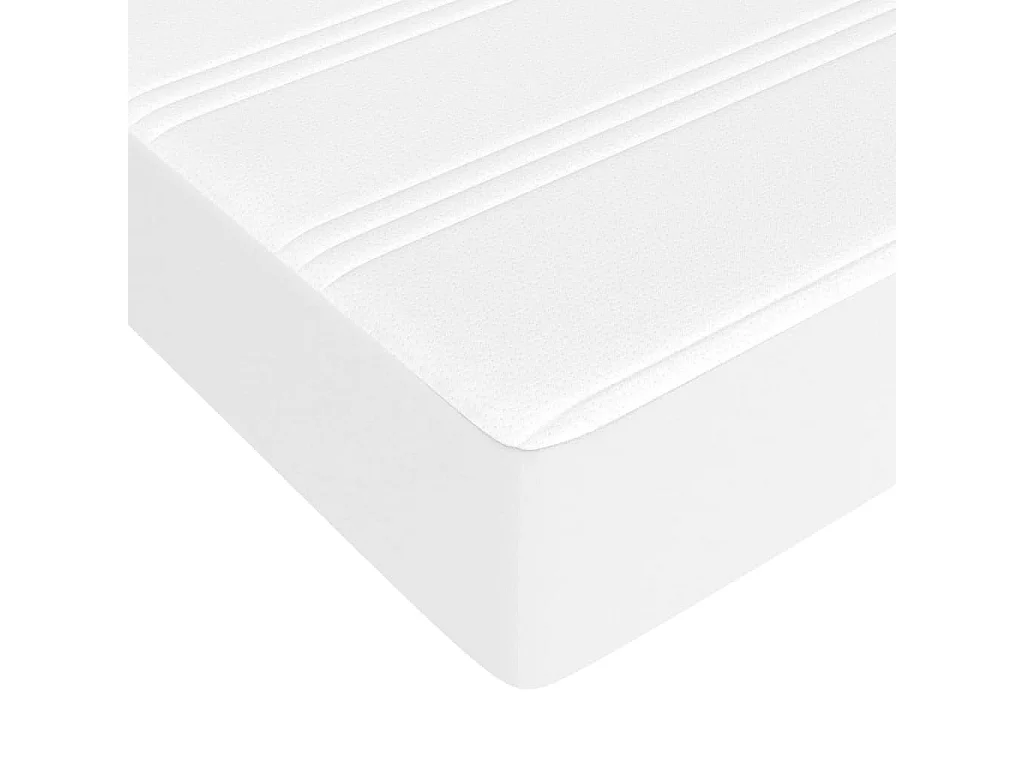 Materasso per letto a molle insacchettate Bianco 100x200x20 cm