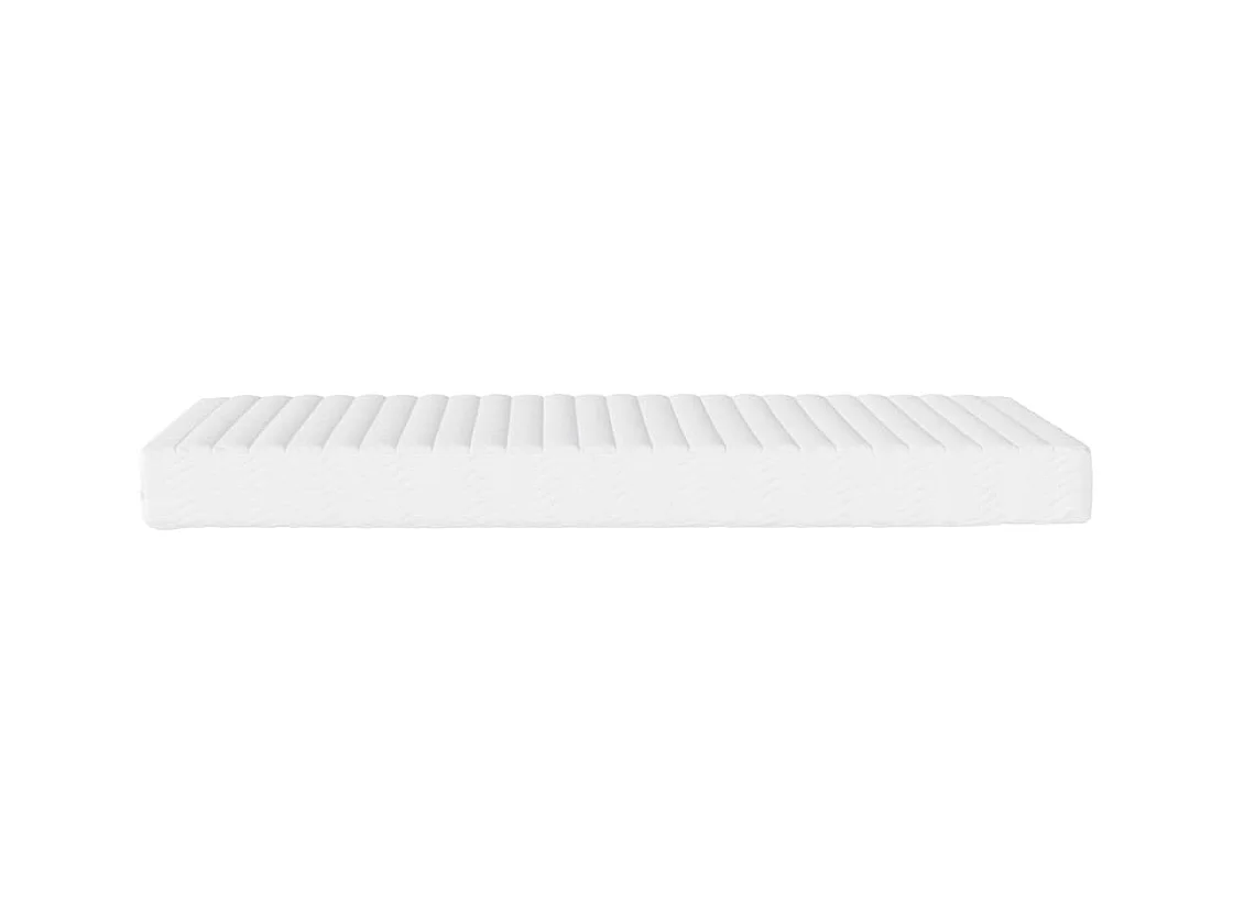 Matelas en mousse blanc 140x190 cm dureté H2 H3