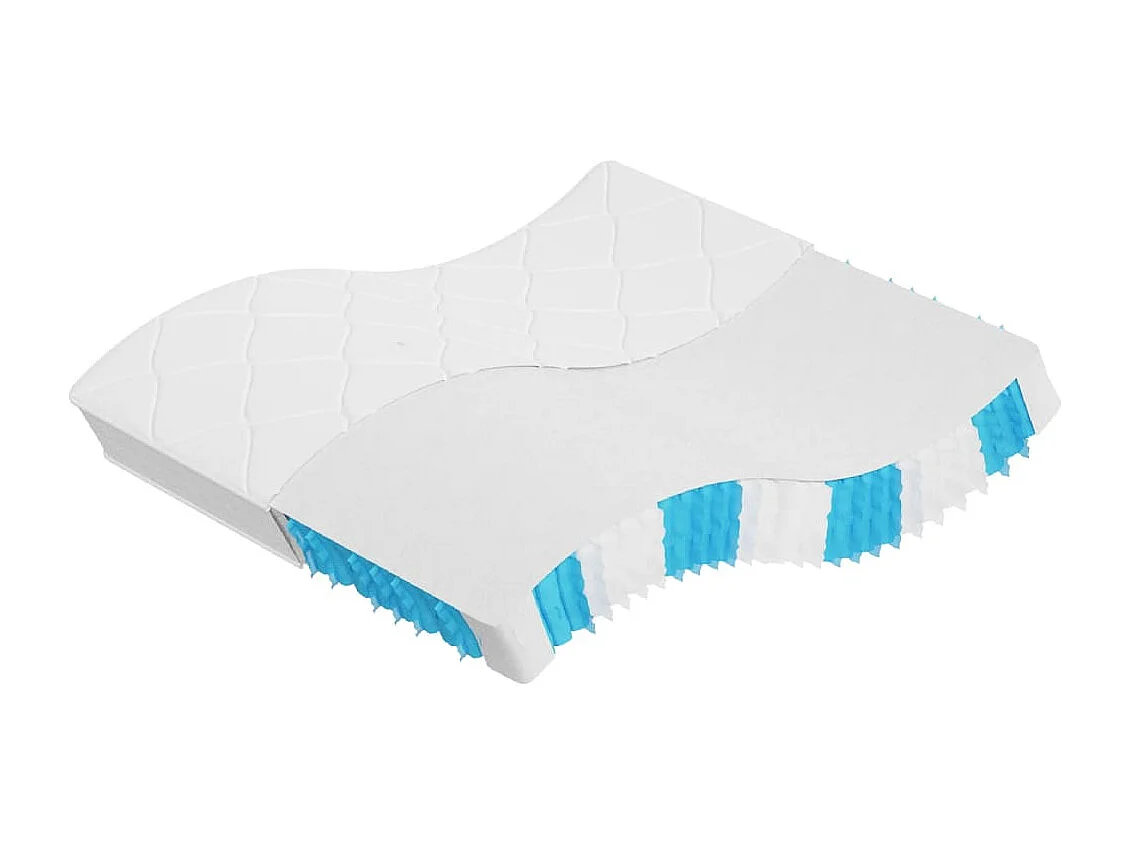 Matelas à ressorts ensachés dureté moyenne 180x200 cm