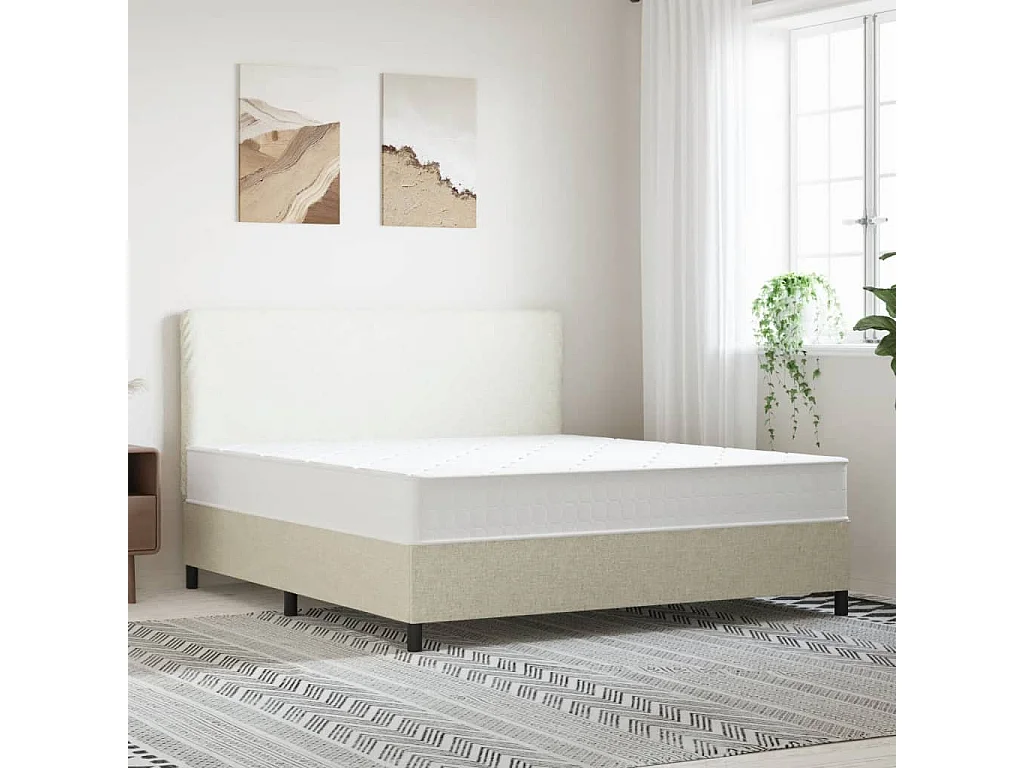 Matelas à ressorts ensachés dureté moyenne 180x200 cm
