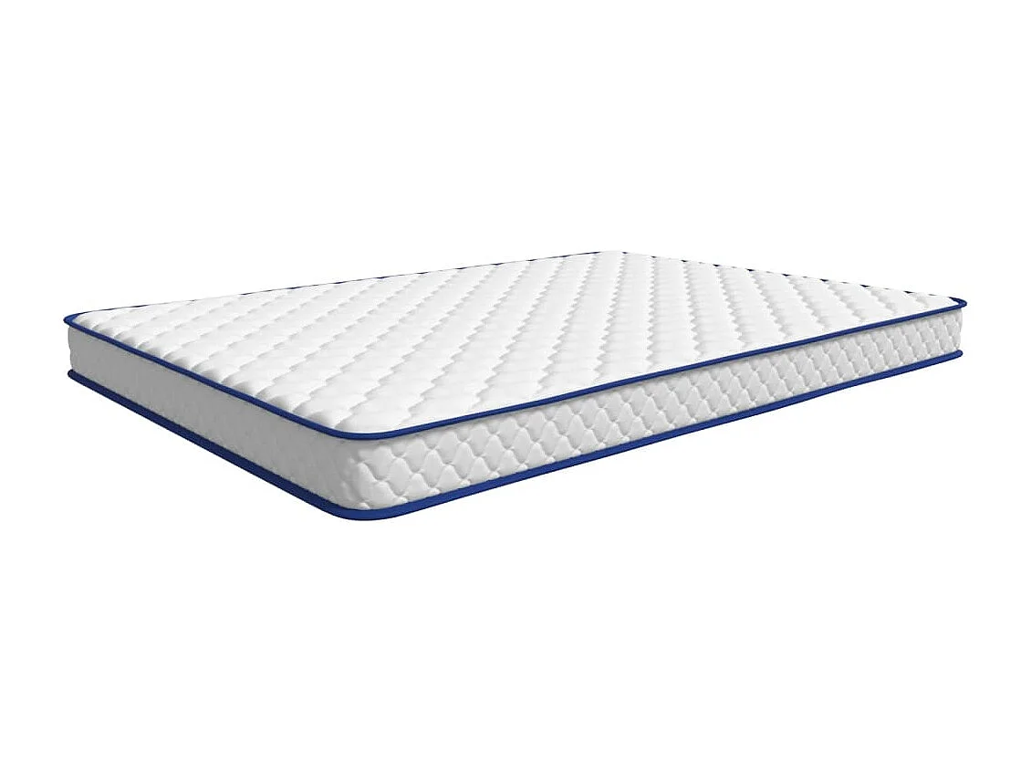 Matelas en mousse à mémoire de forme blanc 140x190x17 cm