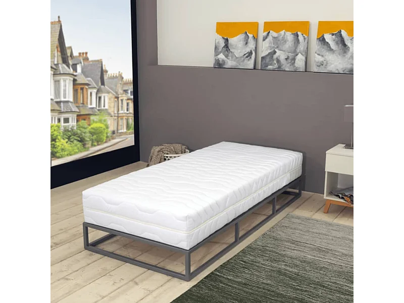 Matelas 140 x 200 cm 7 zones Ressort ensaché 20 cm H2