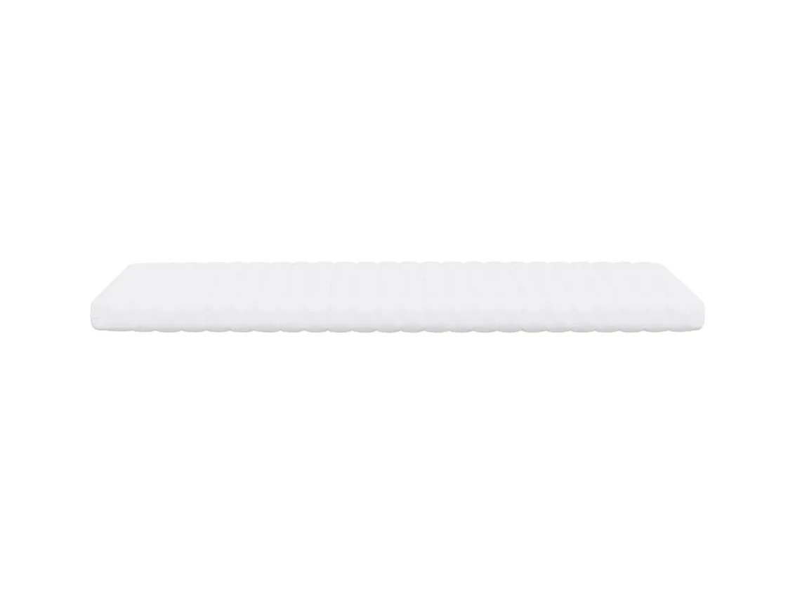 Matelas en mousse blanc 90x220 cm 7 zones dureté 20 ILD