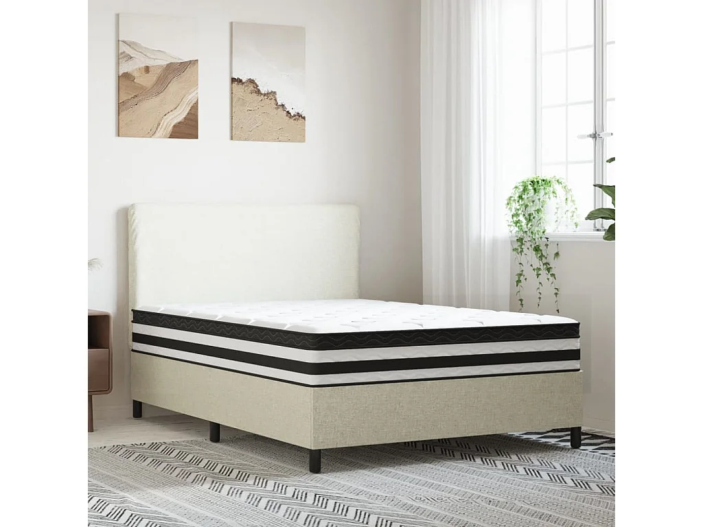 Matelas à ressorts ensachés moyen 140x200 cm