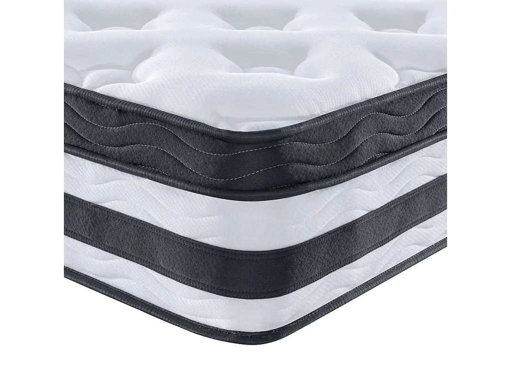 Matelas à ressorts ensachés moyen 140x200 cm