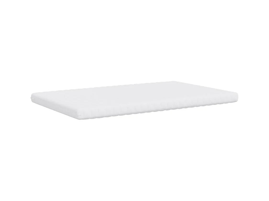 Matelas en mousse blanc 120x210 cm 7 zones dureté 20 ILD