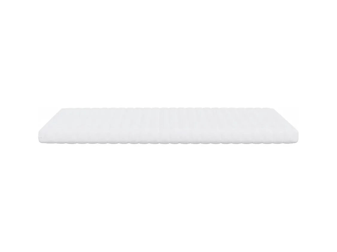 Matelas en mousse blanc 120x210 cm 7 zones dureté 20 ILD