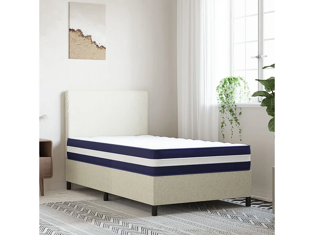 Taschenfederkernmatratze mittlerer Härte 80x200 cm