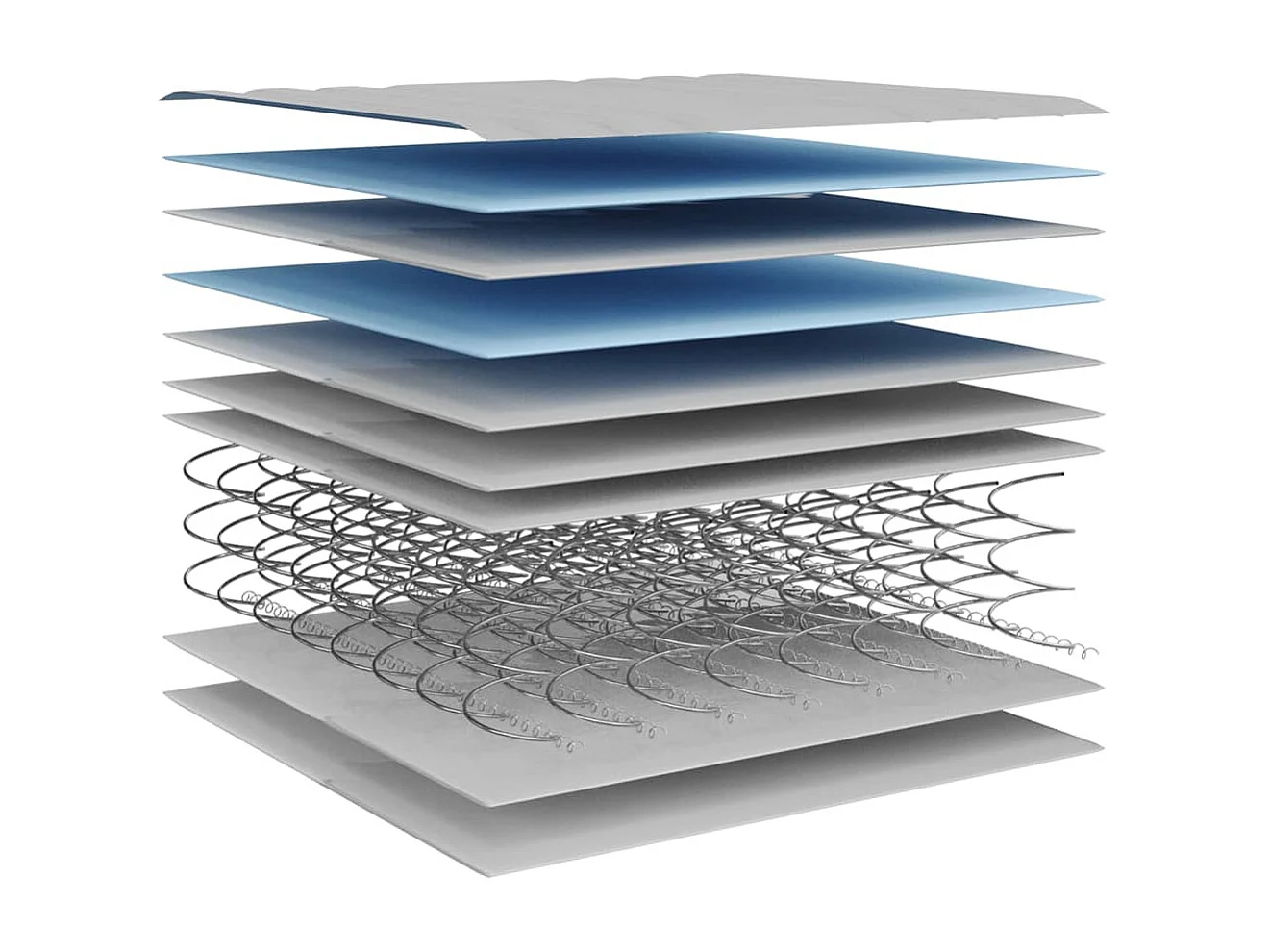 Colchão de molas Bonnell médio 100x200 cm