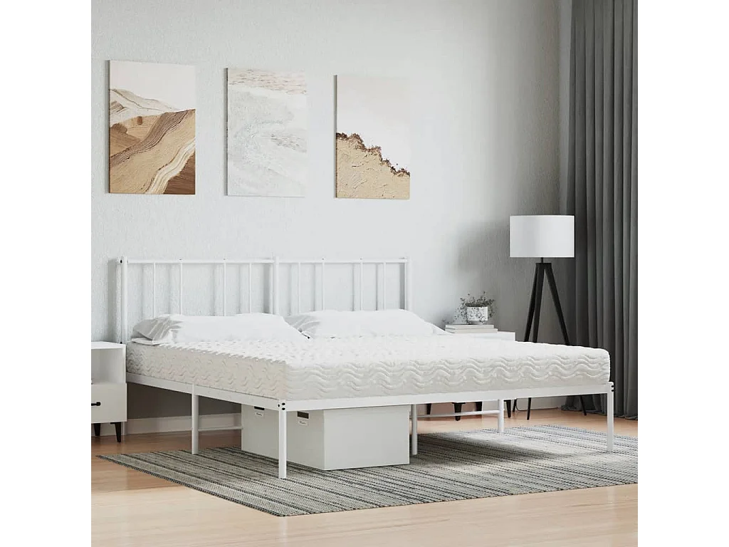 Materasso in schiuma bianca 180x220 cm durezza H2 H3