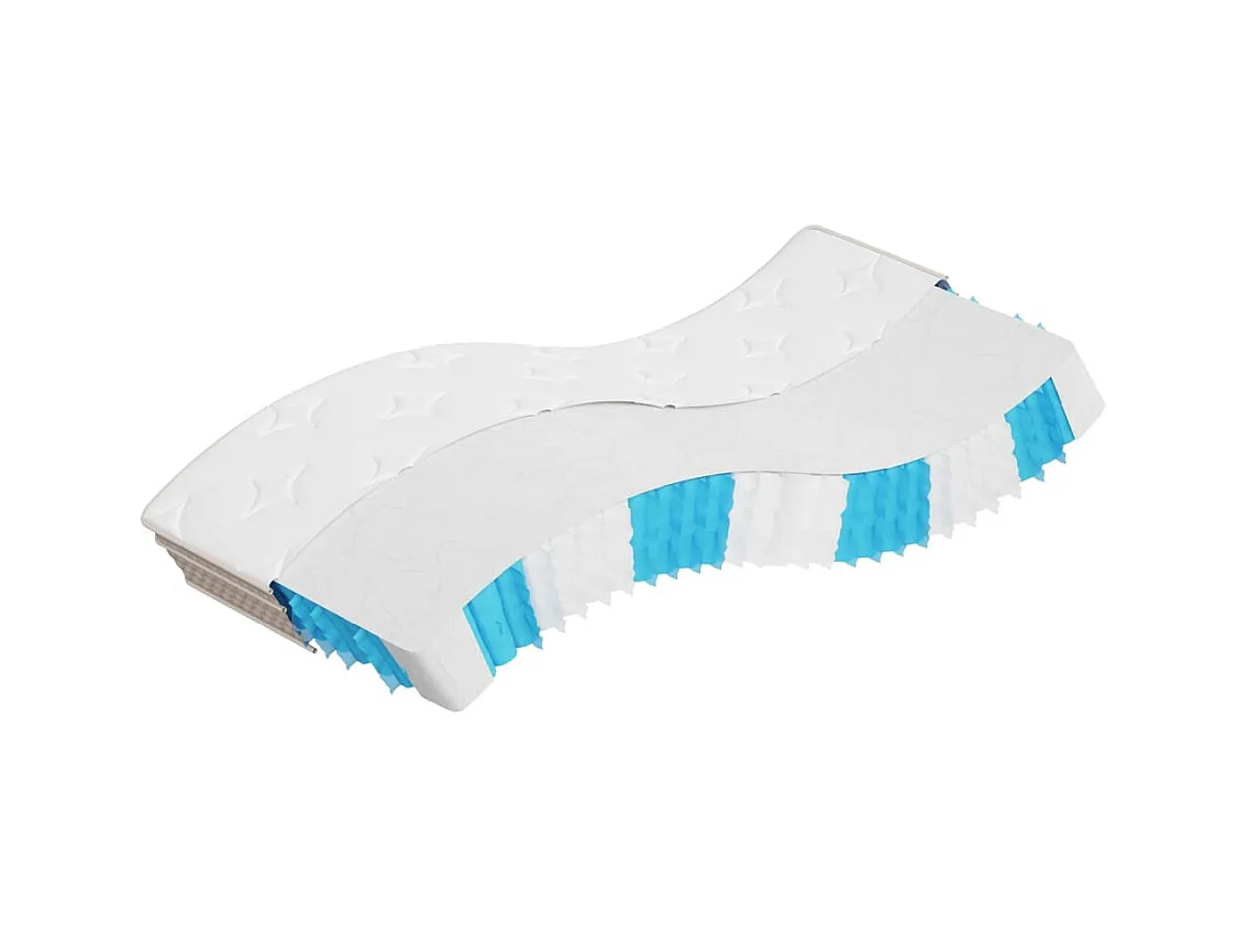 Middelgrote pocketveringmatras 80x200 cm