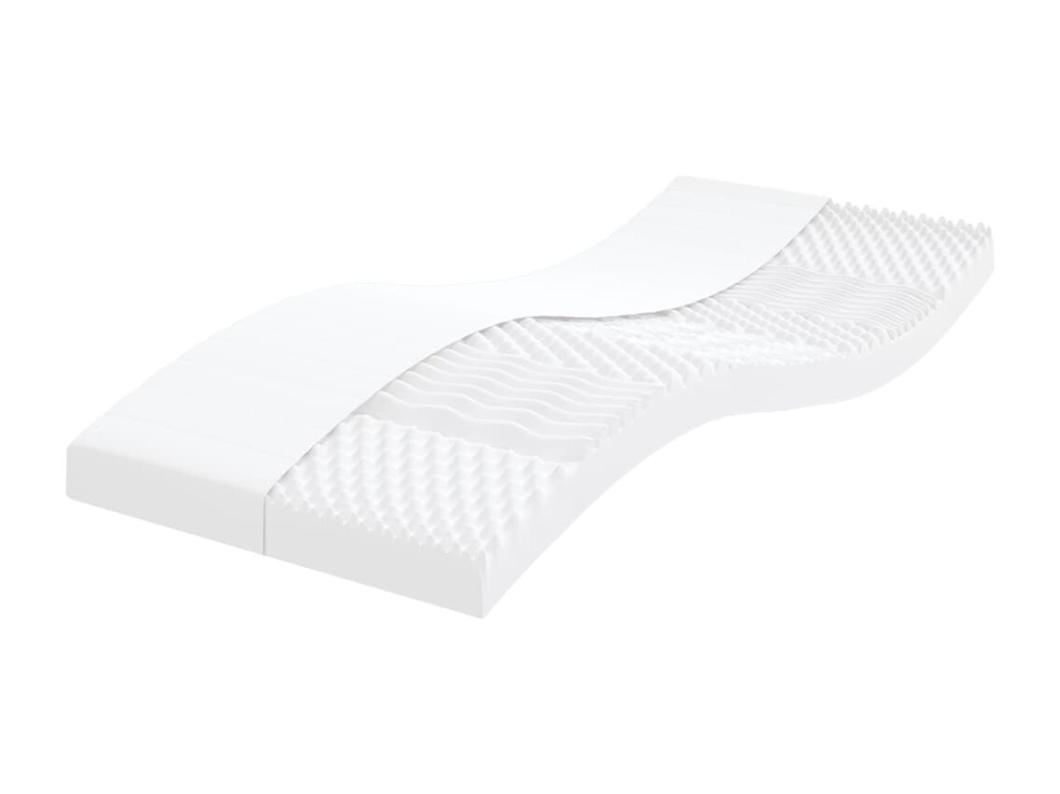 Matelas en mousse enfants blanc 80x160 cm 7 zones dureté 20 ILD