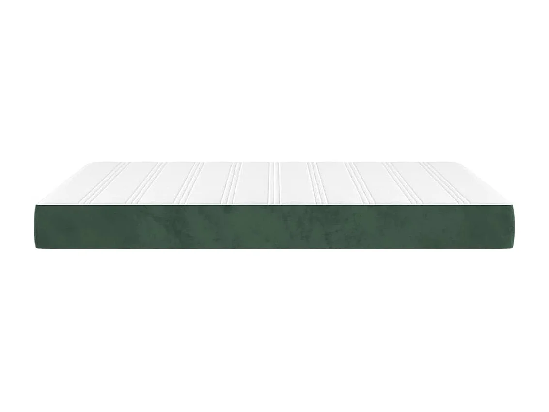 Matelas de lit à ressorts ensachés 120x210x20 cm velours