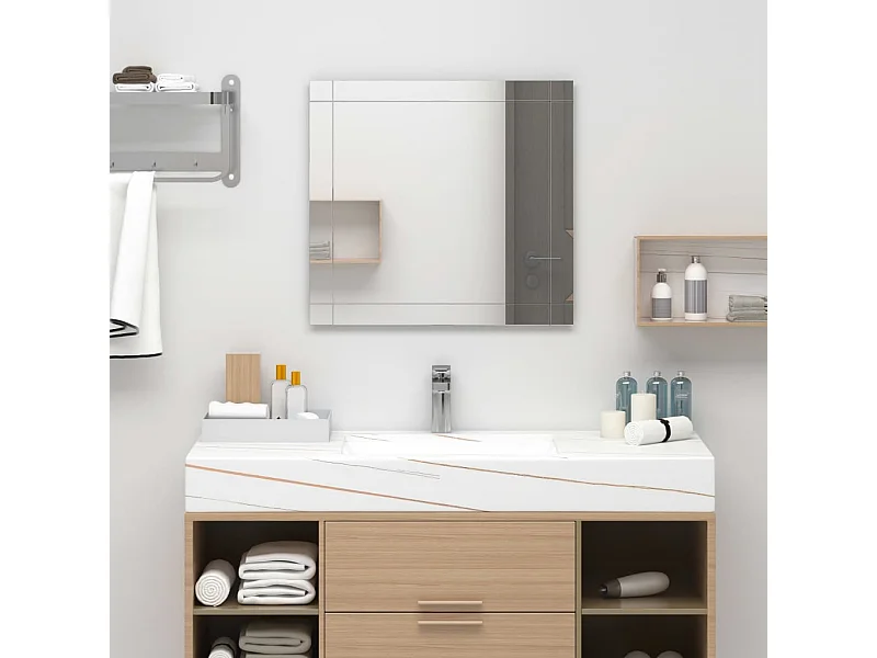 Espelho de parede 80x60 cm vidro