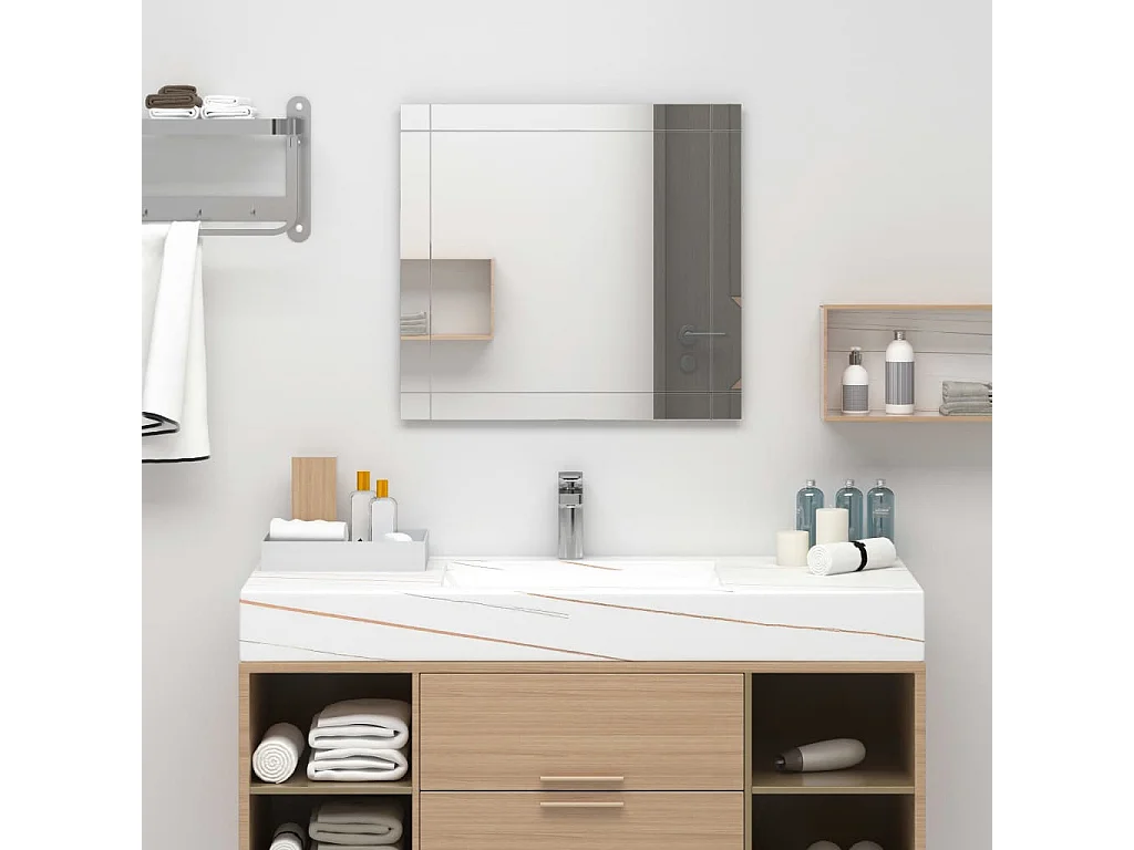 Wandspiegel 80x60 cm Glas