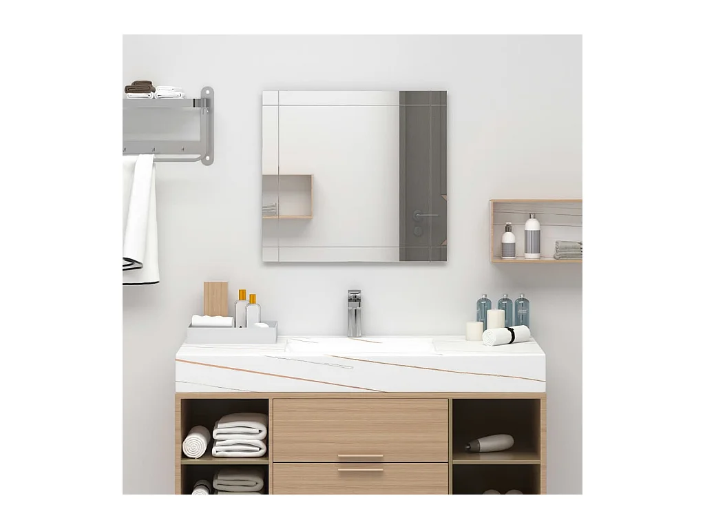 Miroir mural 80x60 cm Verre