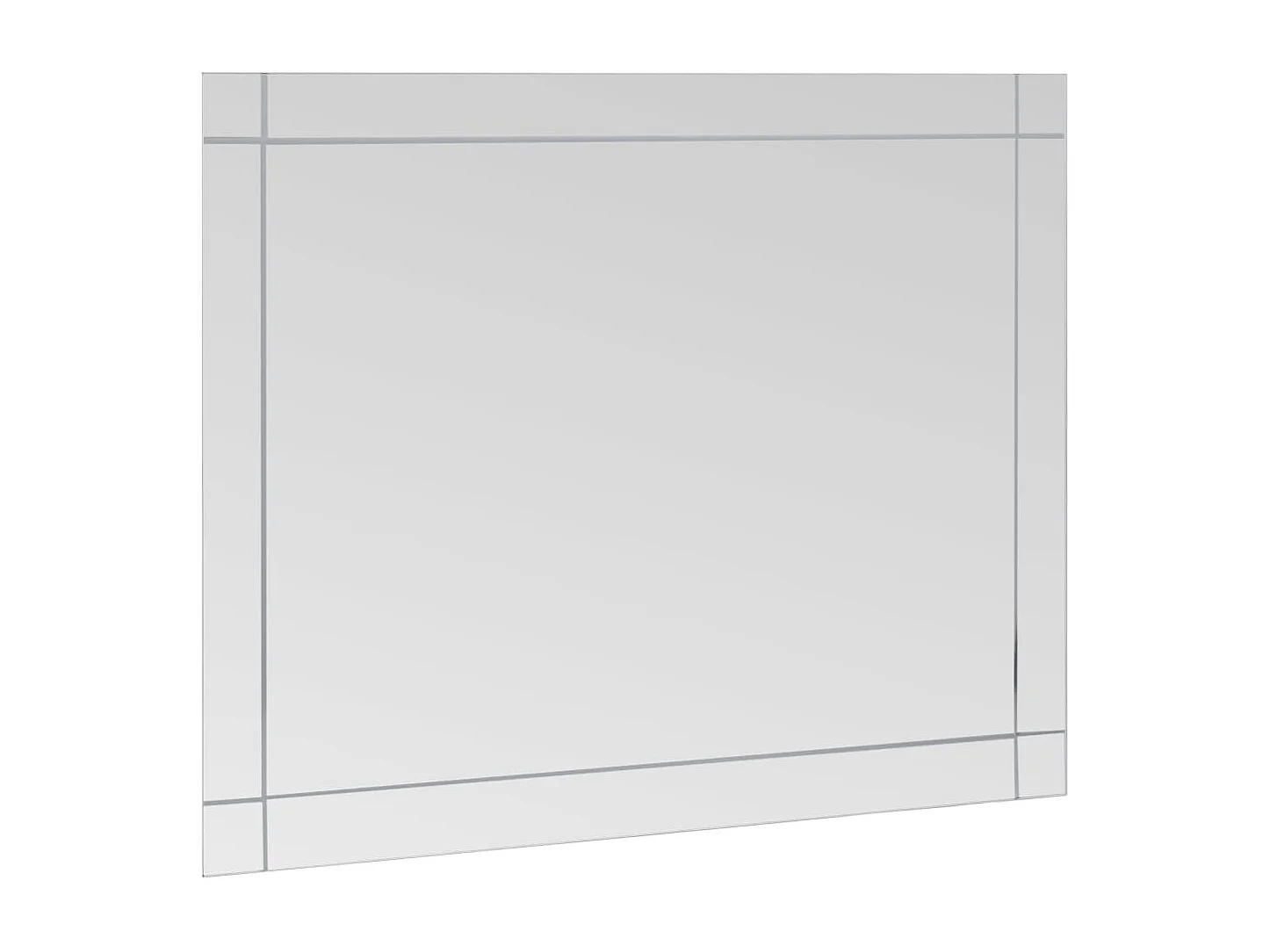 Espejo de pared vidrio 80x60 cm