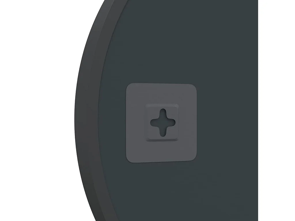 Specchio da Parete Nero 40 cm