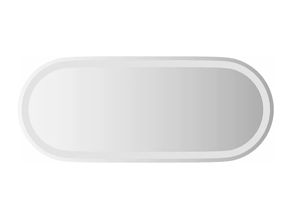 Specchio da Bagno LED 90x40 cm Ovale
