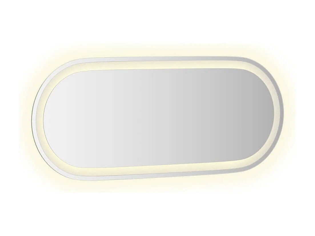 Specchio da Bagno LED 90x40 cm Ovale