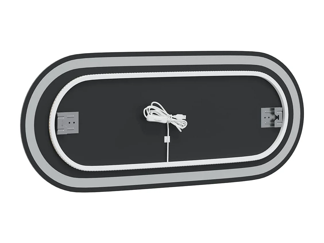 Specchio da Bagno LED 90x40 cm Ovale