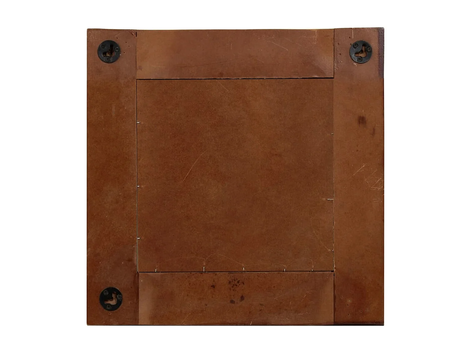 Specchio in Legno Massello di Recupero 50x50 cm