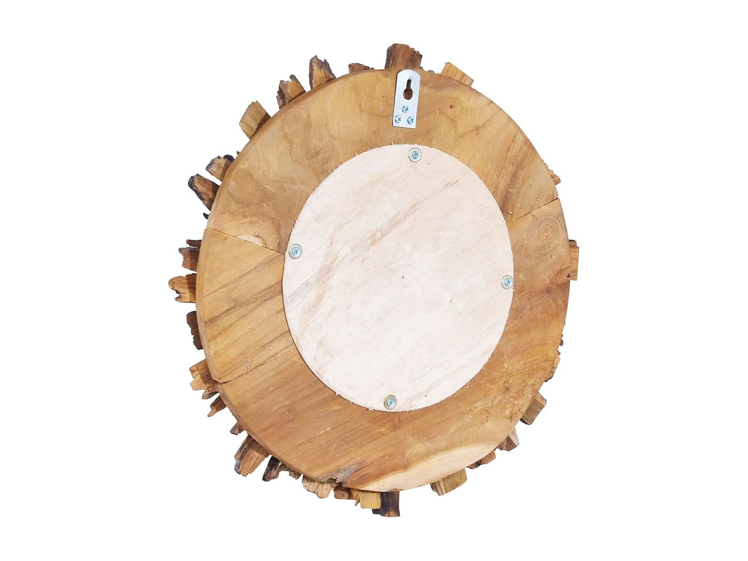 Miroir mural 40 cm Teck Rond