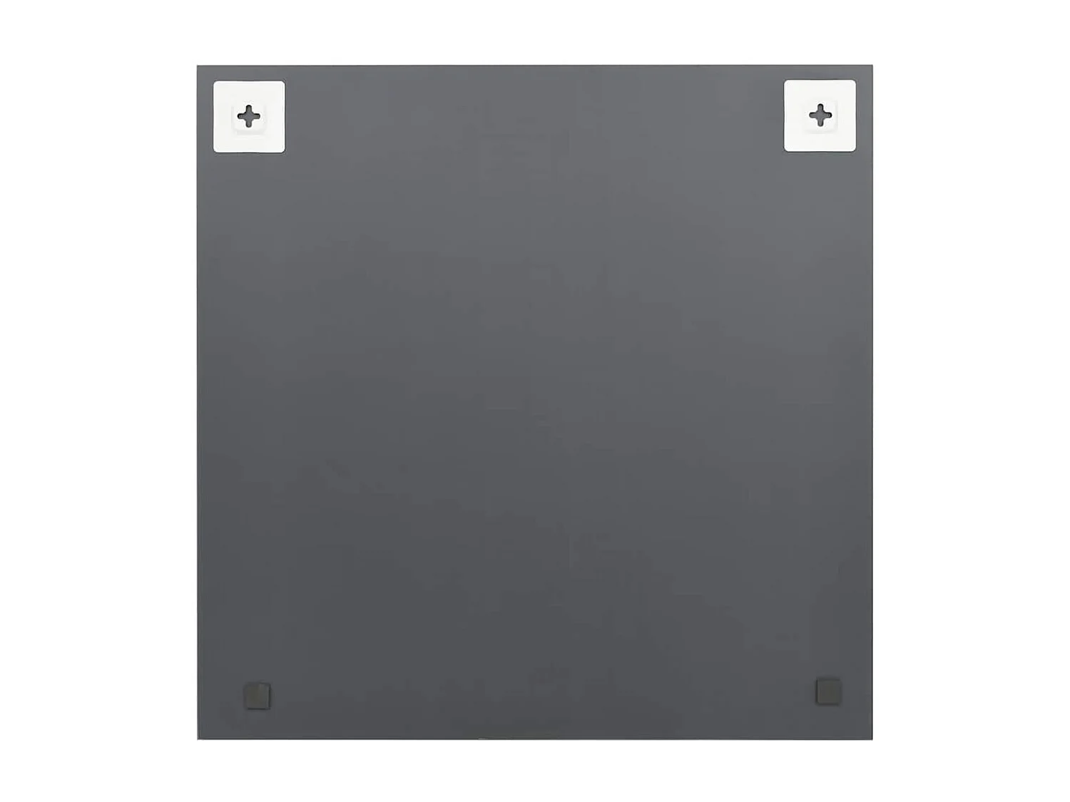 Miroir mural avec lampes LED Carré Verre