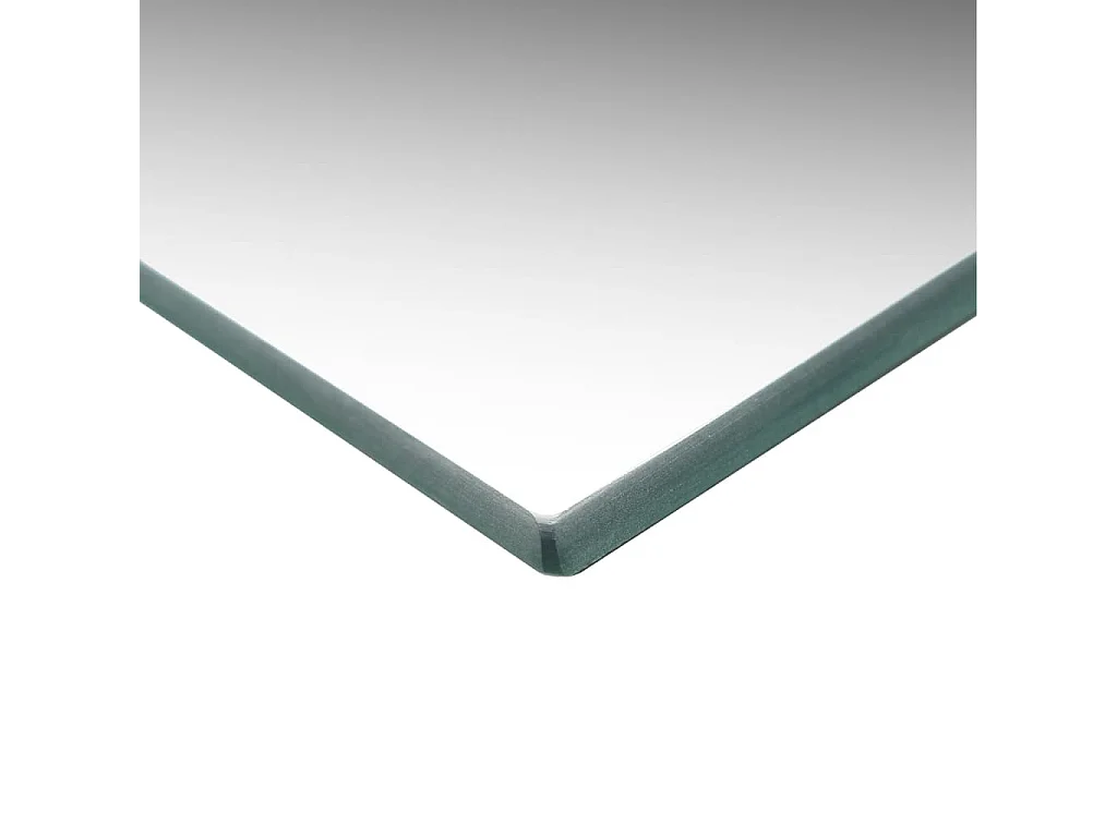 Miroir mural avec lampes LED Carré Verre