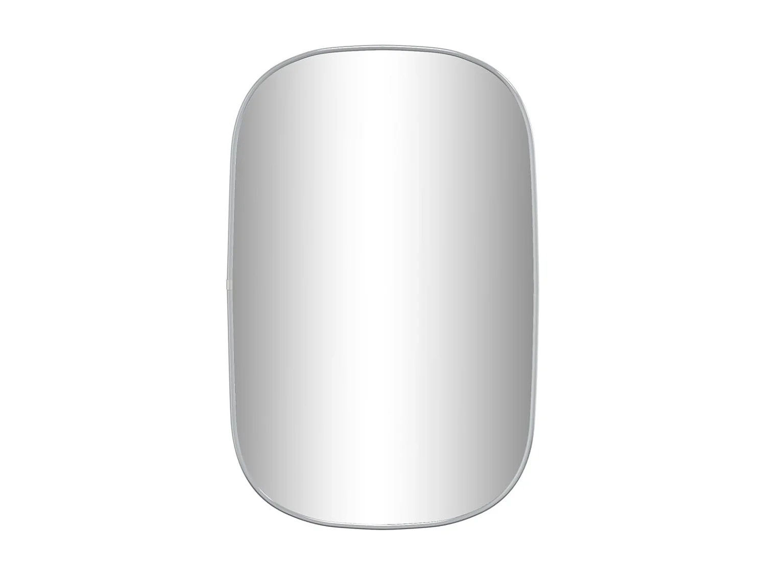 Specchio da Parete Argento 70x45 cm