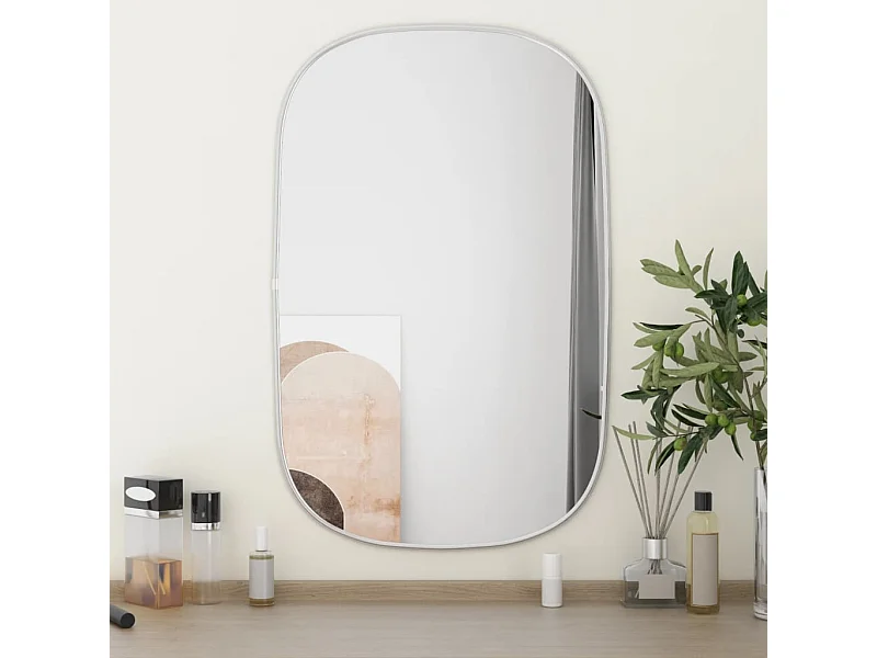 Wandspiegel Silbern 70x45 cm