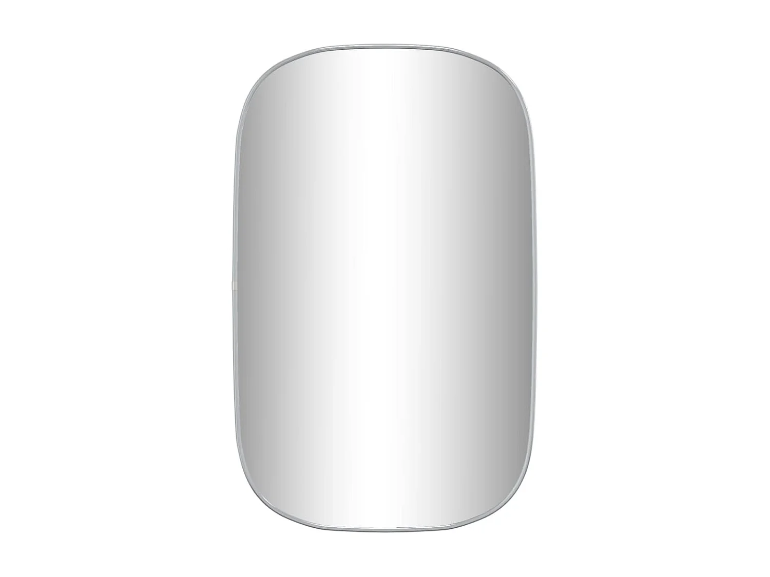 Miroir mural Argenté 80x50 cm