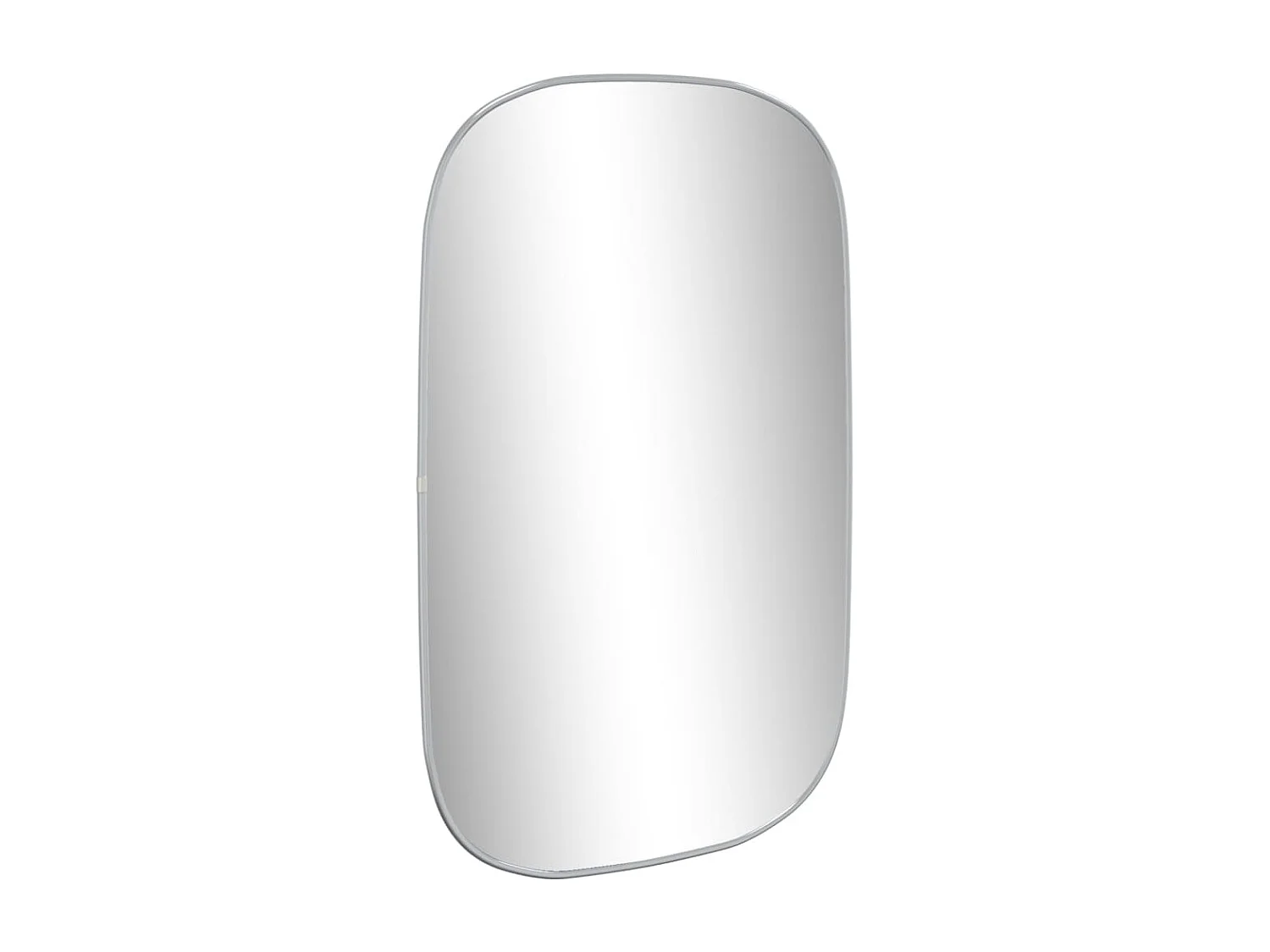 Specchio da Parete Argento 80x50 cm