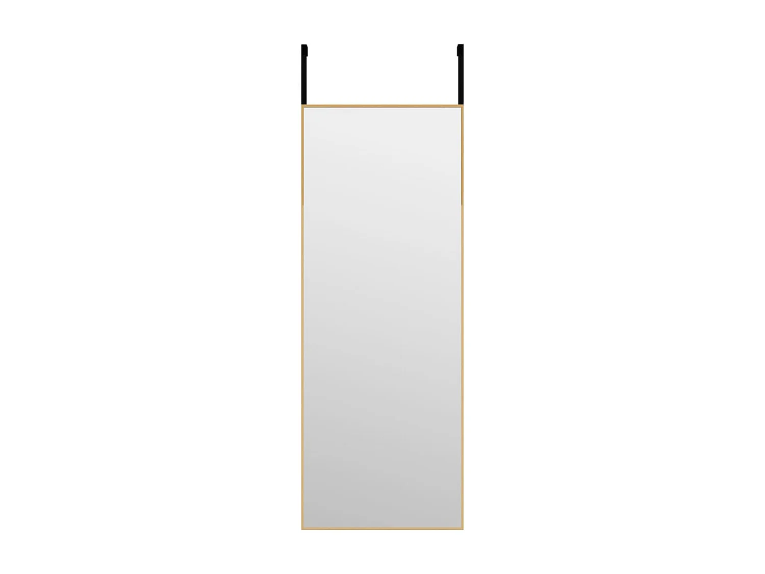 Miroir de porte Doré 30x80 cm Verre et aluminium