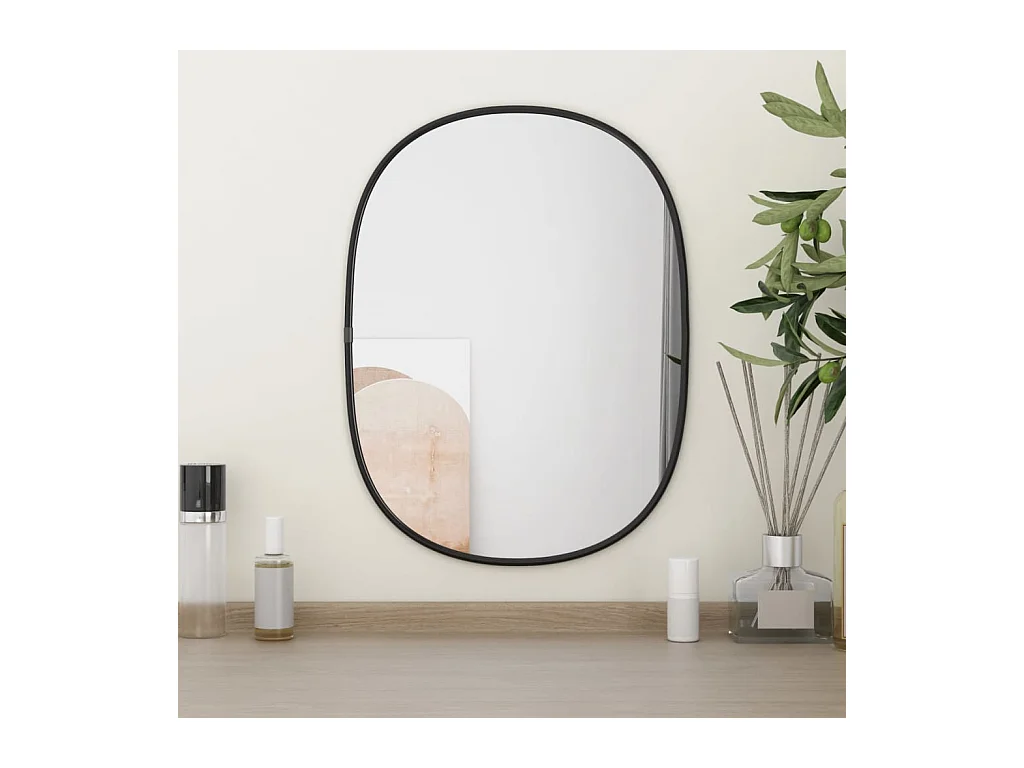 Miroir mural Noir 40x30 cm