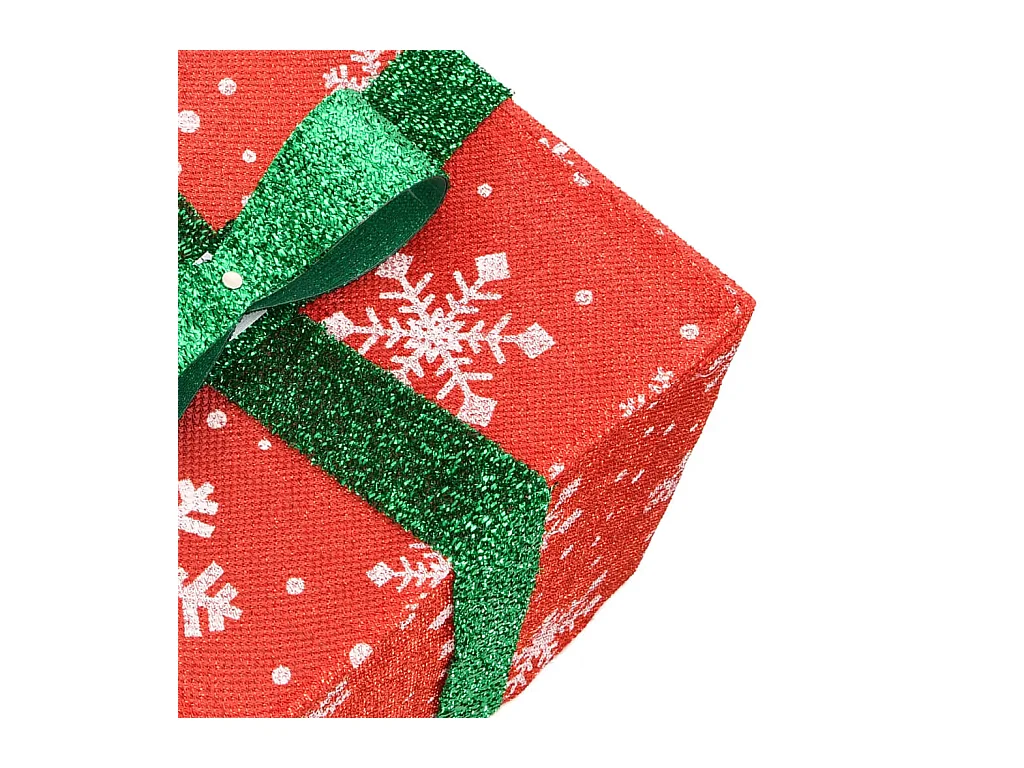 Boîtes de Noël lumineuses 3 pcs 64 LED blanc chaud