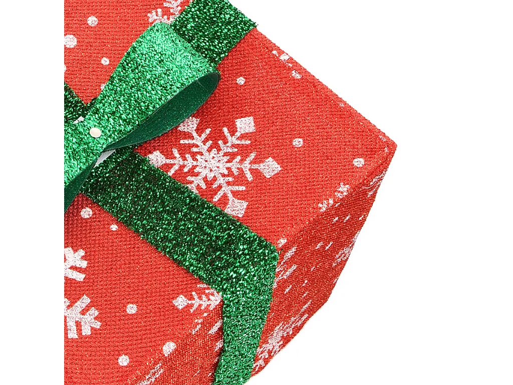 Boîtes de Noël lumineuses 3 pcs 64 LED blanc chaud