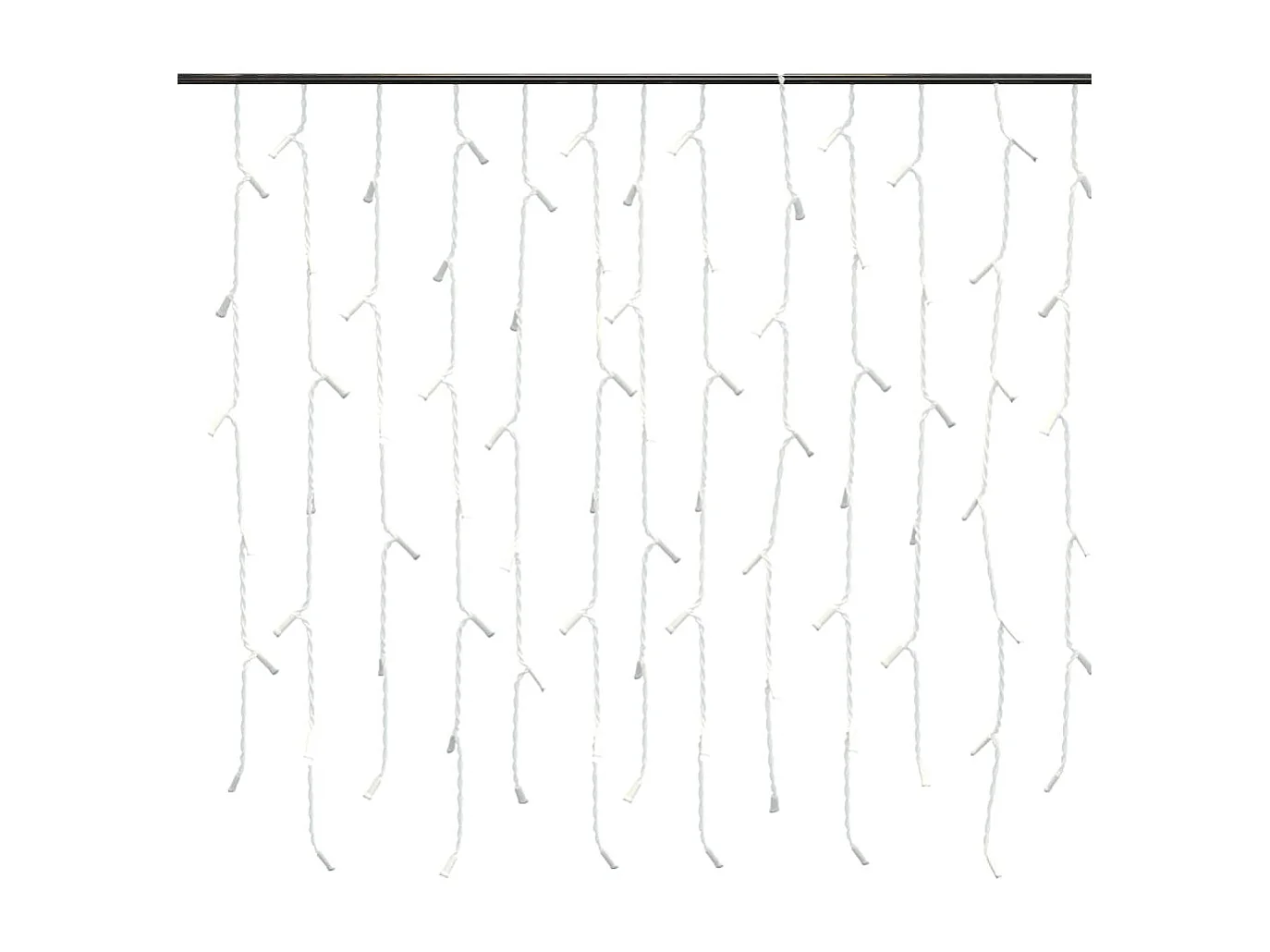 Tenda luminosa a LED per cubetti di ghiaccio 10m 400LED Bianco caldo 8 funzioni