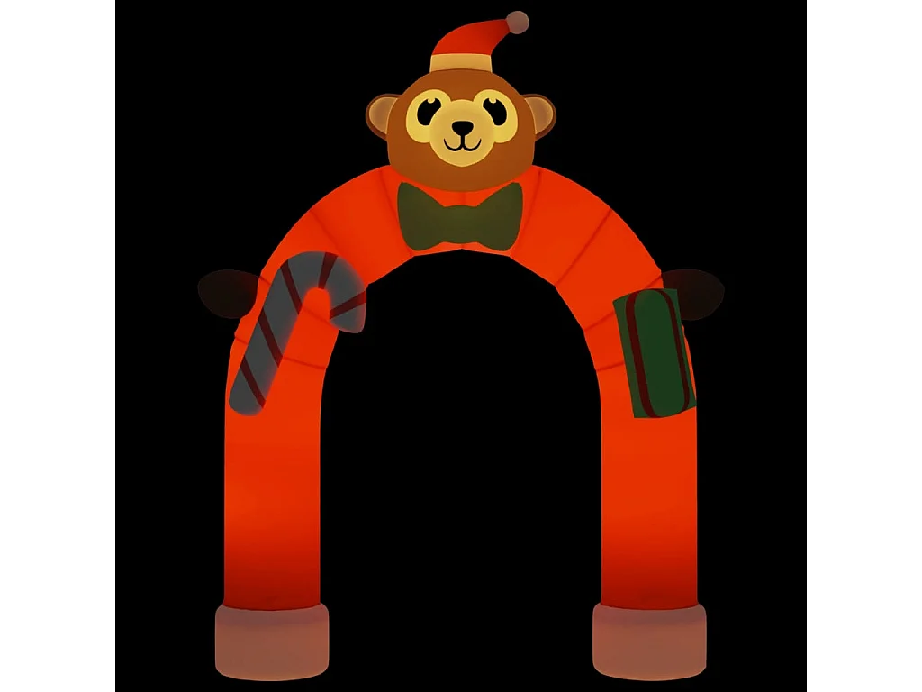 Porte voûtée gonflable de Noël avec LED 380 cm