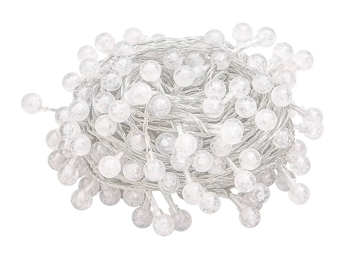 Guirlande lumineuse globe 40 m 400 LED blanc chaud 8 fonctions