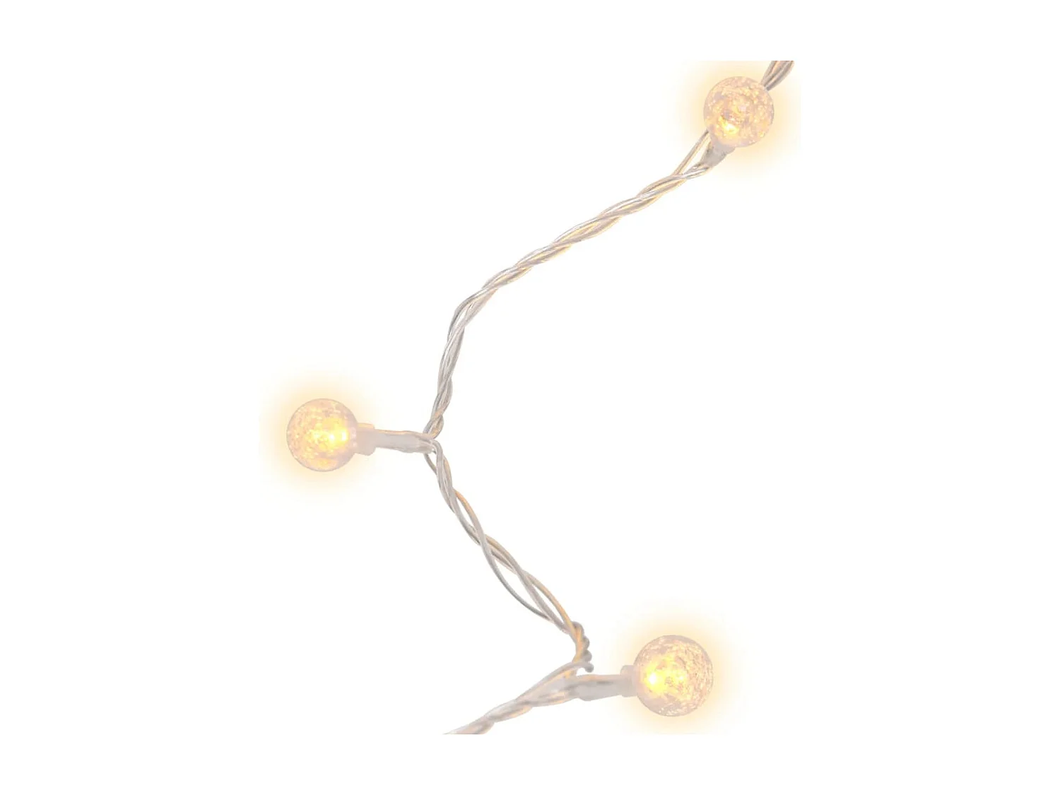 Guirlande lumineuse globe 40 m 400 LED blanc chaud 8 fonctions