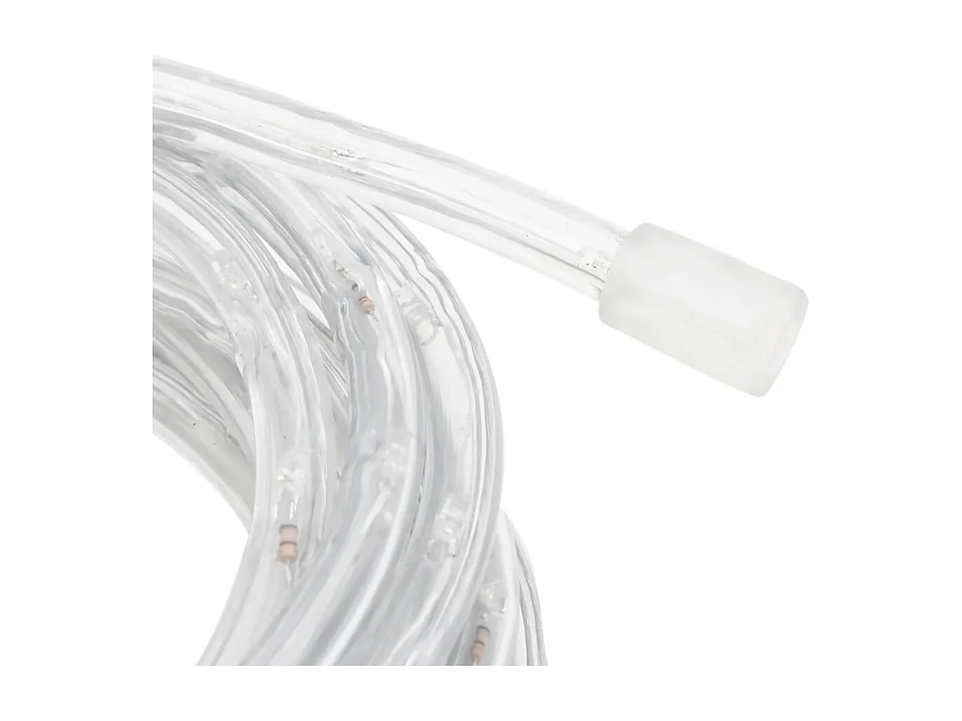 Cavo luminoso con 240 LED bianco freddo 10 m PVC