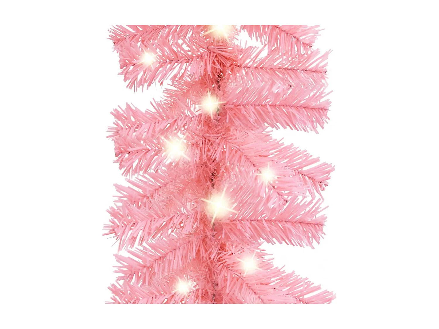 Guirnalda navideña con luces LED 10 m Rosa