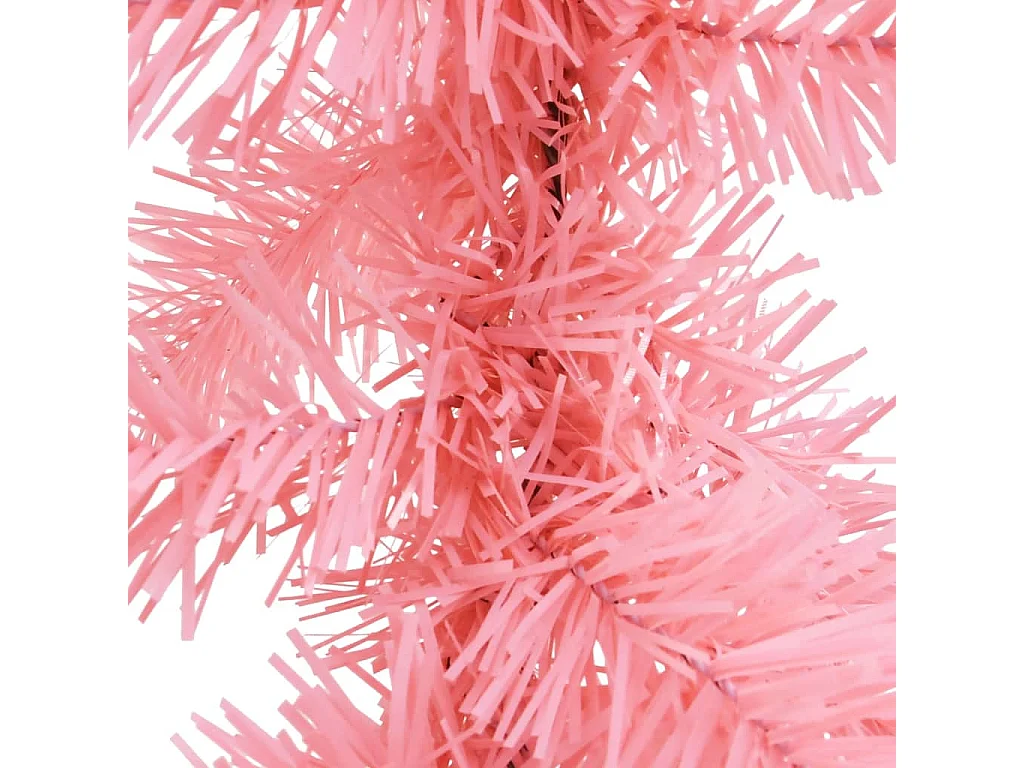 Kerstslinger met LED-verlichting 10 m Roze