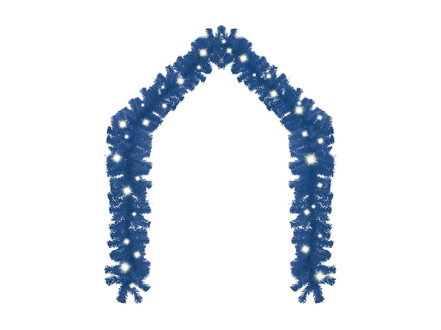 Ghirlanda natalizia con luci LED 20 mt Blu
