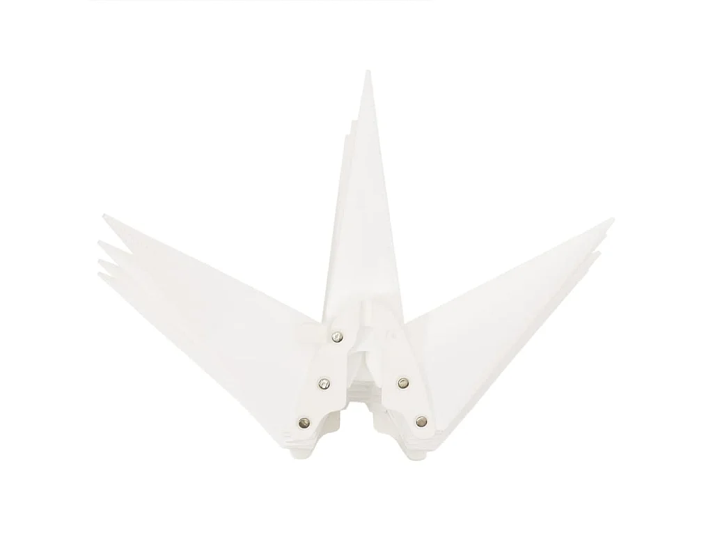 Lumières de Noël avec LED 3 pcs pliable blanc 43 cm