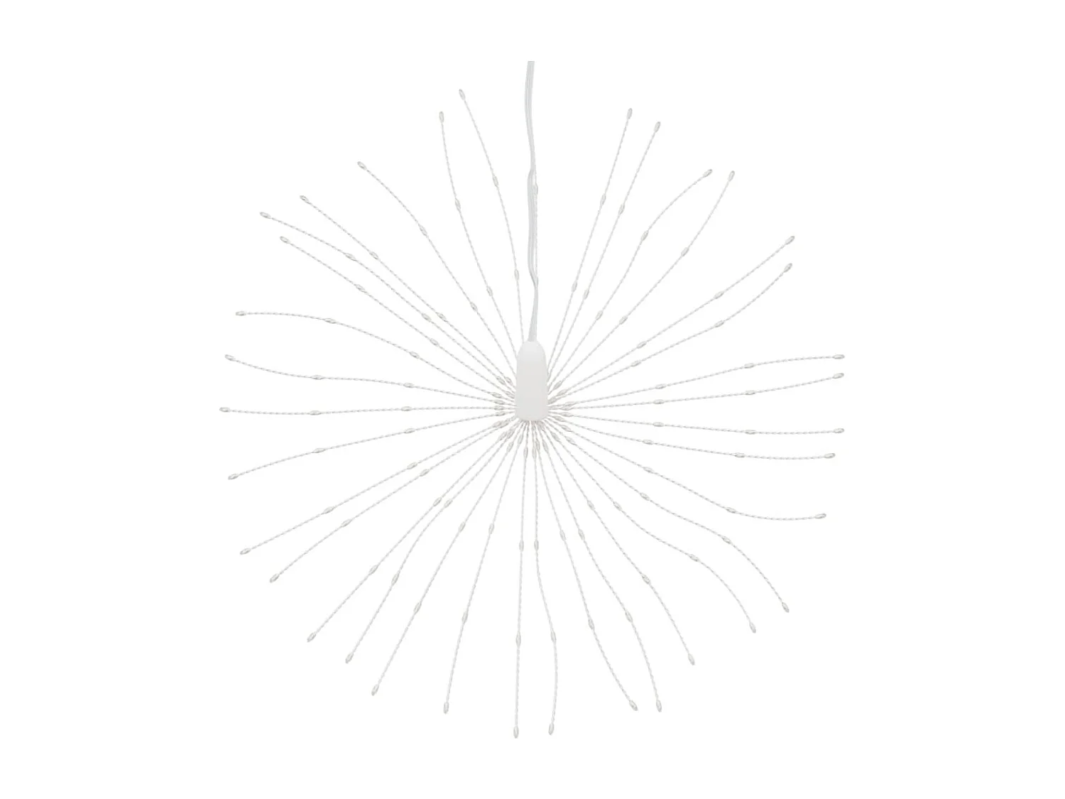 Stella di Natale radiosa 140 LED bianco freddo 17 cm