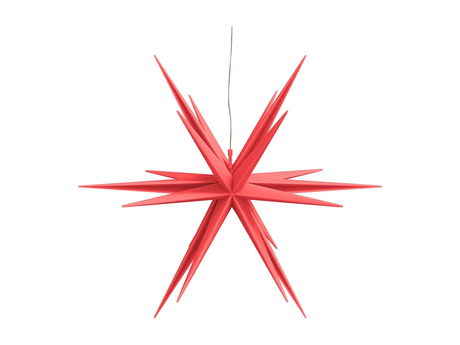 Luz de Natal com LED vermelho dobrável 57 cm